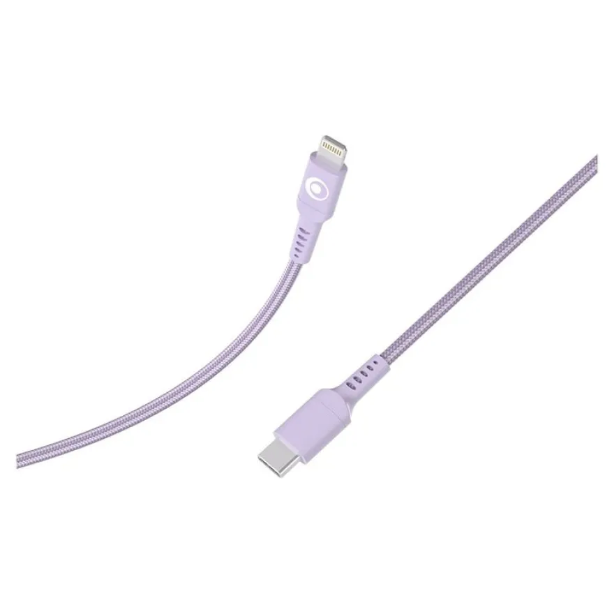 BIGBEN Connected - Câble Lightning - 24 pin USB-C mâle pour Lightning mâle - 1.2 m - violet