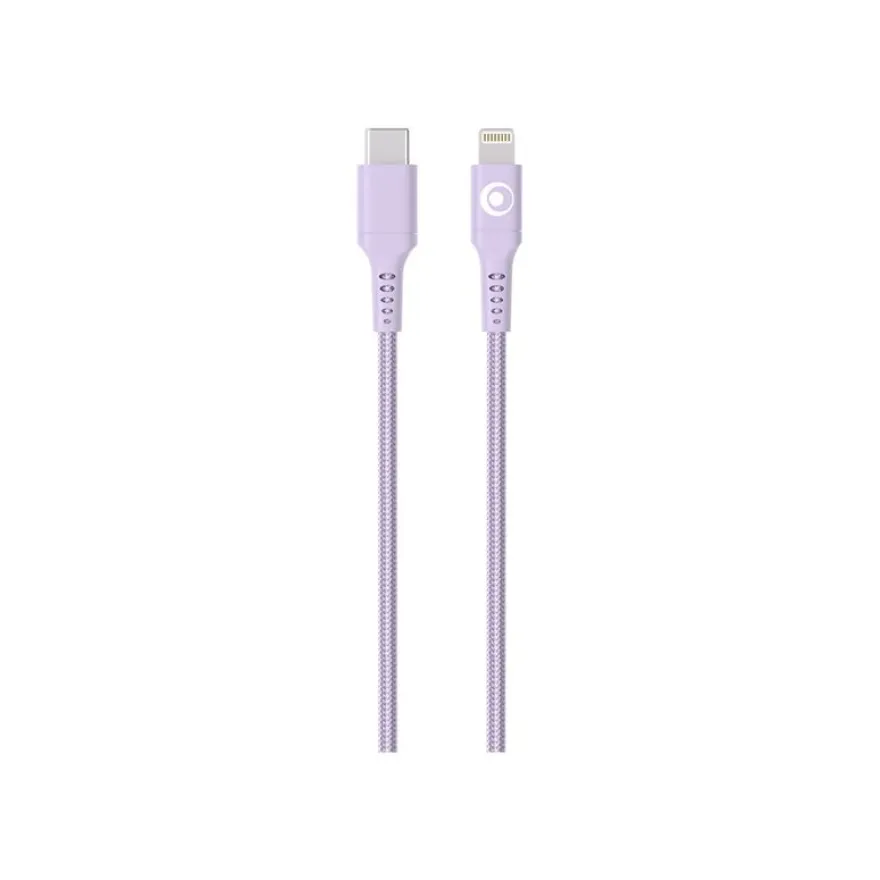BIGBEN Connected - Câble Lightning - 24 pin USB-C mâle pour Lightning mâle - 1.2 m - violet