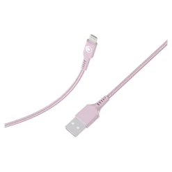 BIGBEN Connected - Câble Lightning - USB mâle pour Lightning mâle - 1.2 m - rose