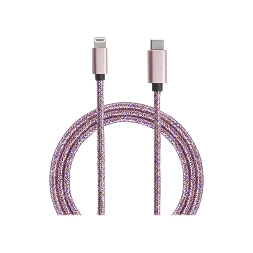 Bigben Connected - câble Lightning - 2 m - rose