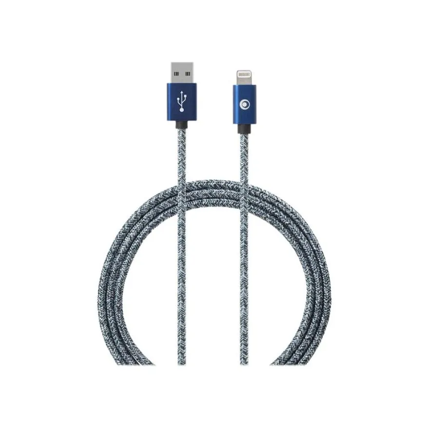 Bigben Connected - câble Lightning - 2 m - bleu nuit