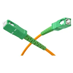 BIGBEN Connected - Câble réseau - mode unique SC/APC (M) pour mode unique SC/APC (M) - 2 m - orange, vert