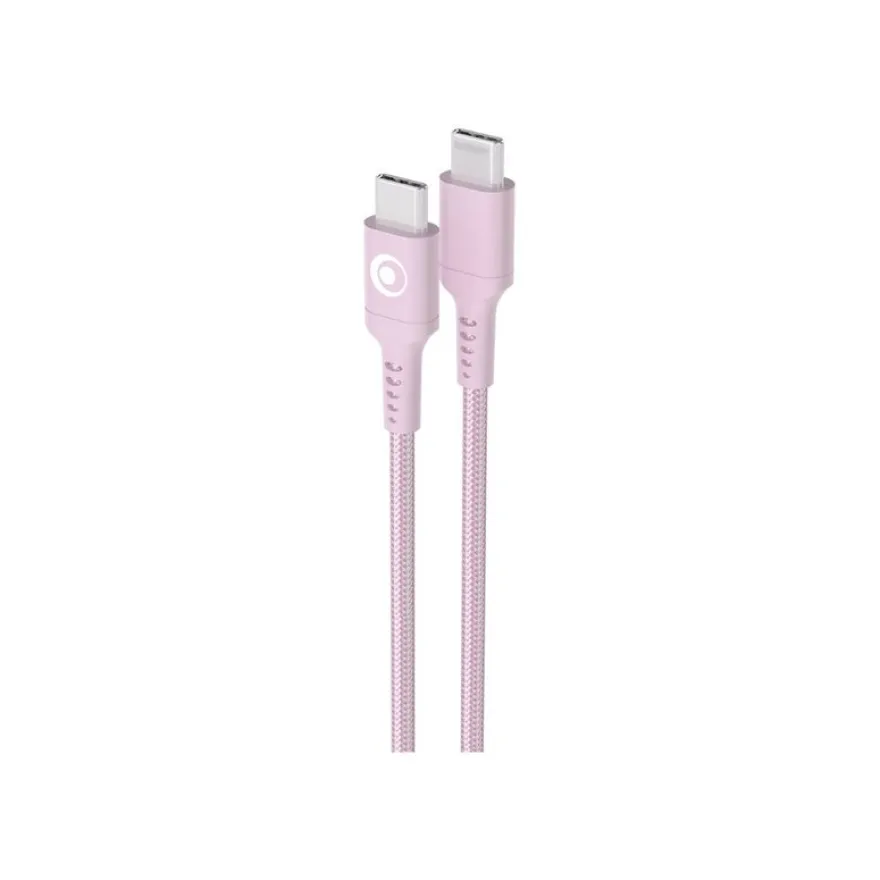 BIGBEN Connected - Câble USB-C pour 24 pin USB-C (M) - 3A/60W - 1.2 m - rose
