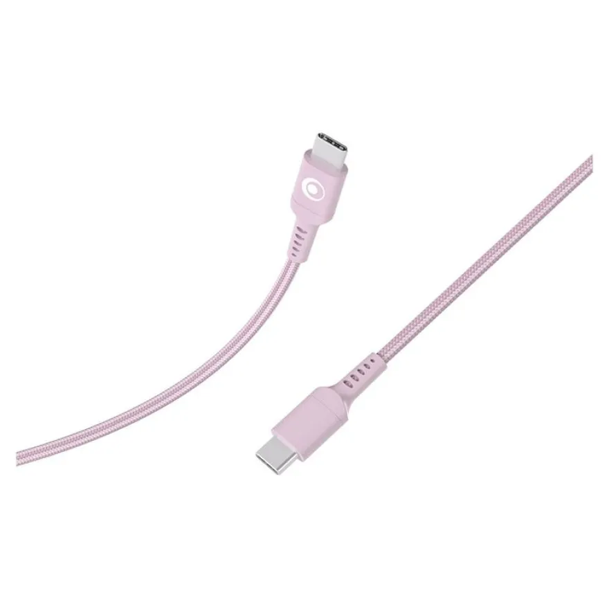 BIGBEN Connected - Câble USB-C pour 24 pin USB-C (M) - 3A/60W - 1.2 m - rose
