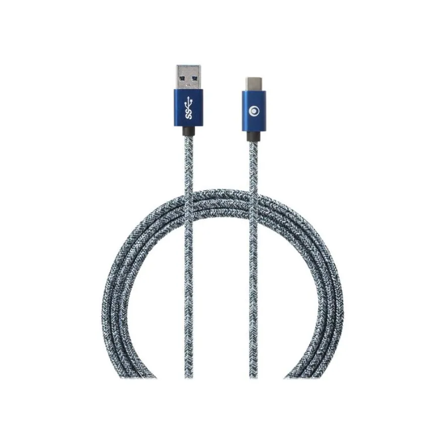 Bigben Connected - Câble USB de type-C - USB-C - 2 m - bleu nuit