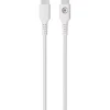 Bigben Connected - Câble USB-C vers USB-C - Tissé - 1,2m - Blanc
