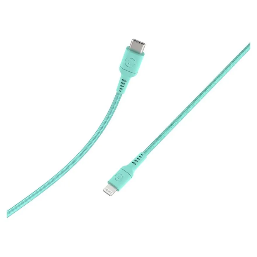 BIGBEN Connected - Câble USB - USB-C (M) pour Lightning (M) - 1.2 m - vert