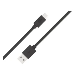 Bigben Connected - Câble USB A/USB C - 1.2 m - 3A - Recyclé - Noir