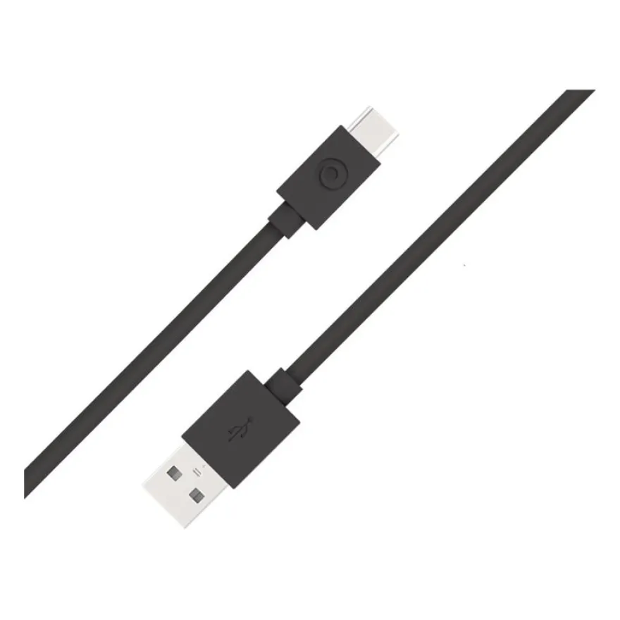 Bigben Connected - Câble USB A/USB C - 1.2 m - 3A - Recyclé - Noir