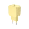 BIGBEN Connected - Chargeur secteur - 20 Watt - PD 3.0, GAN - Fast Charge (USB-C) - jaune