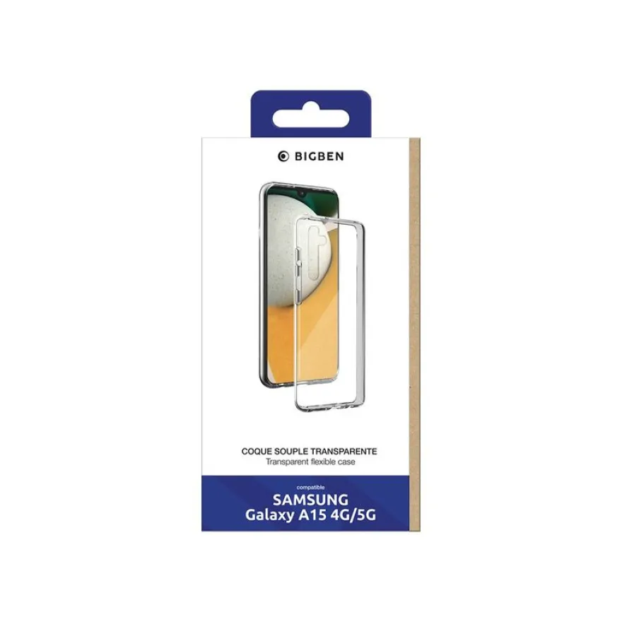Bigben Connected - Coque de protection pour Samsung Galaxy A15 - transparent