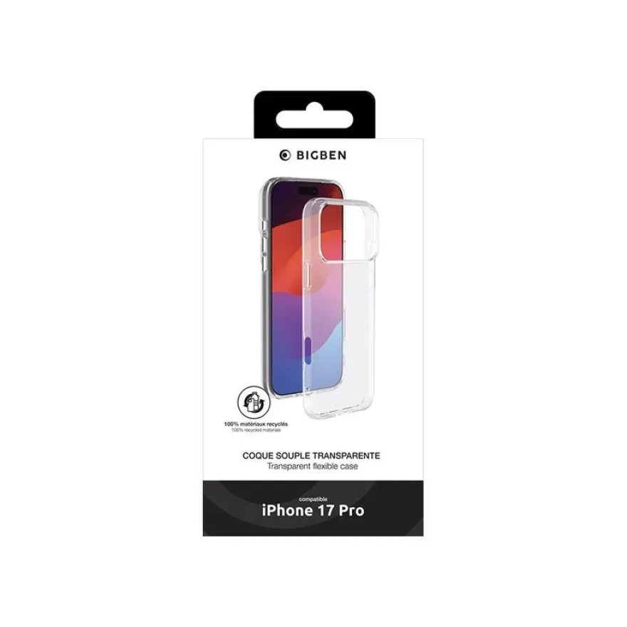 BIGBEN Connected - Coque de protection pour iPhone 17 Pro - transparent