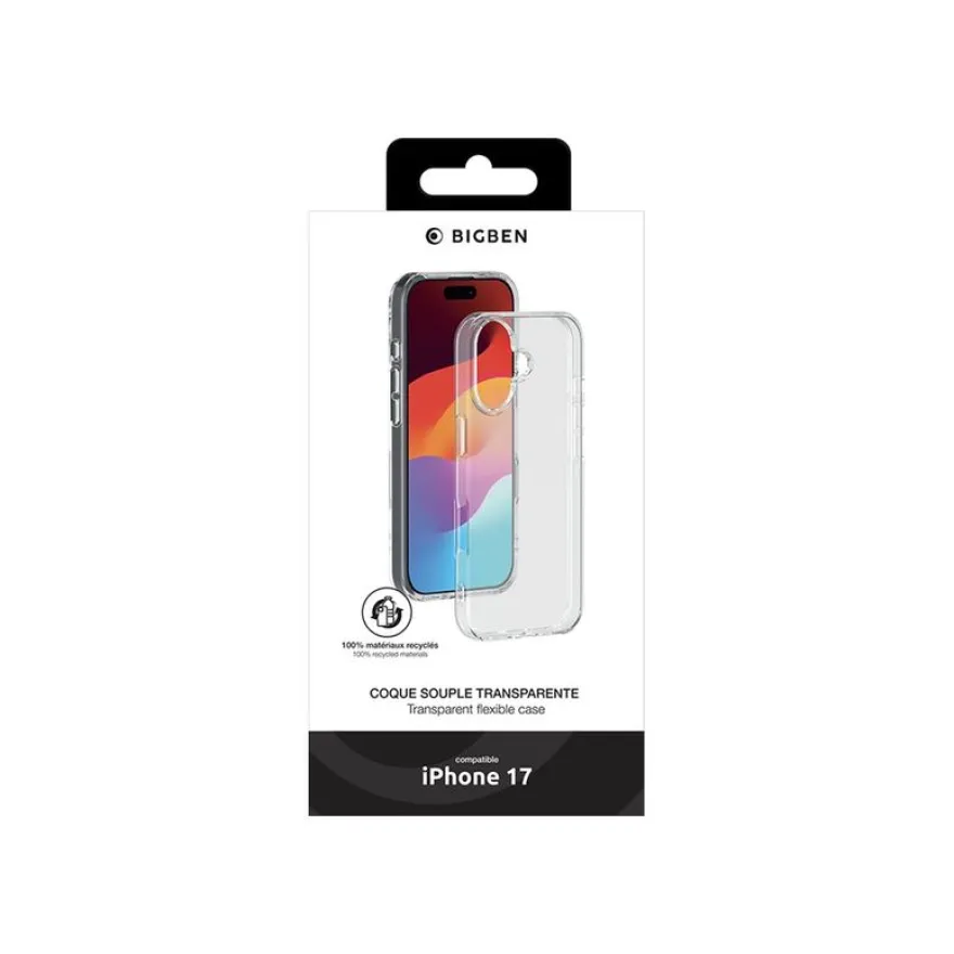 BIGBEN Connected - Coque de protection pour iPhone 17 - transparent
