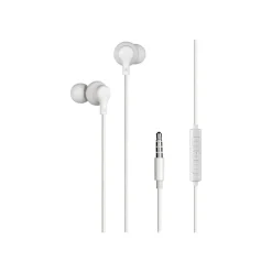 BIGBEN Connected - écouteurs Jack 3.5mm - Intra-auriculaire - avec Télécommande et Micro - Blanc