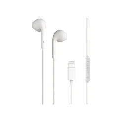 BIGBEN Connected - écouteurs Lightning - avec Télécommande et Micro - Bouton Blanc