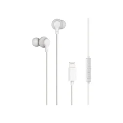 BIGBEN Connected - écouteurs Lightning - Intra-auriculaire - avec Télécommande et Micro - Blanc