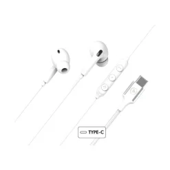 BigBen Connected - Ecouteurs filaire avec micro - intra-auriculaire - blanc