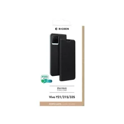 Bigben Connected - Etui folio pour Vivo Y21/Y21S/Y33S - noir