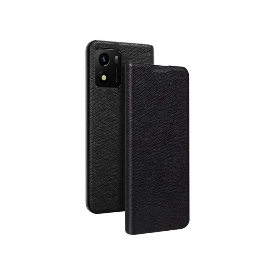 Bigben Connected - Etui folio pour Vivo Y01 - noir