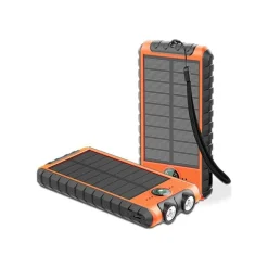 BigBen Connected - Powerbank / batterie de secours rechargeable - 10000 mAh - noir/orange