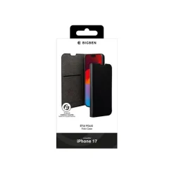 BIGBEN Connected - Étui à rabat pour iPhone 17 - noir