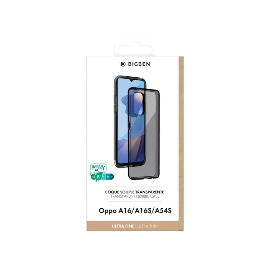 Bigben Connected Silisoft - coque de protection pour Oppo RENO 6 5G - noir