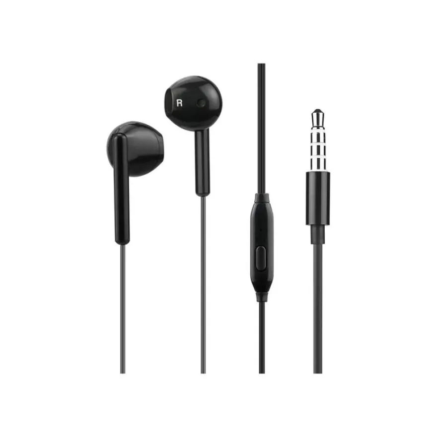BIGBEN Connected WOW - Écouteurs filaire avec micro - jack 3,5mm - noir