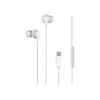 BigBen Kit main libre - Ecouteurs filaire avec micro - intra-auriculaire - prise USB - blanc