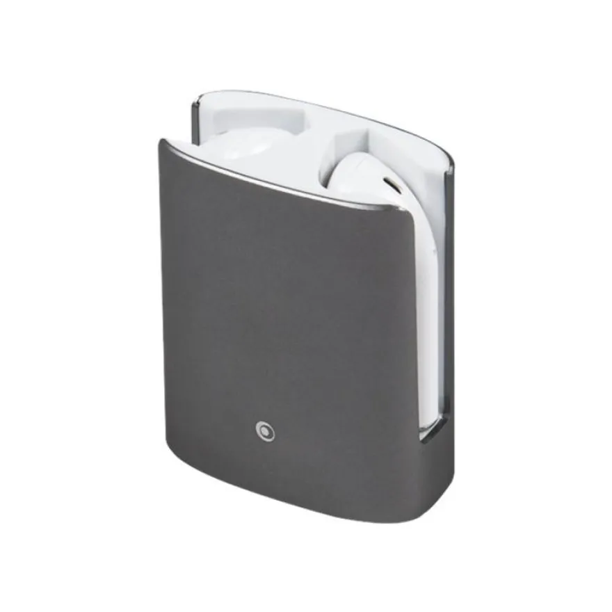BigBen Metal Buds - Kit main libre - écouteur sans fil bluetooth - boitier noir