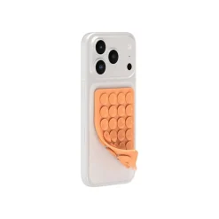 Bigben -Support de téléphone portable à ventouse - double face - orange