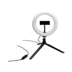 Bigben Vlogging - kit d'accessoires contenant un trépied, un flash et un support smartphone