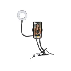 Bigben Vlogging S - kit d'accessoires contenant une pince, un flash et un support smartphone