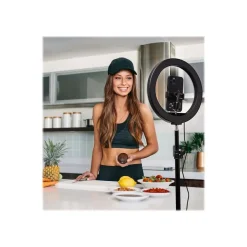 Bigben Vlogging XL - kit d'accessoires contenant un trépied téléscopique, un flash et un support smartphone