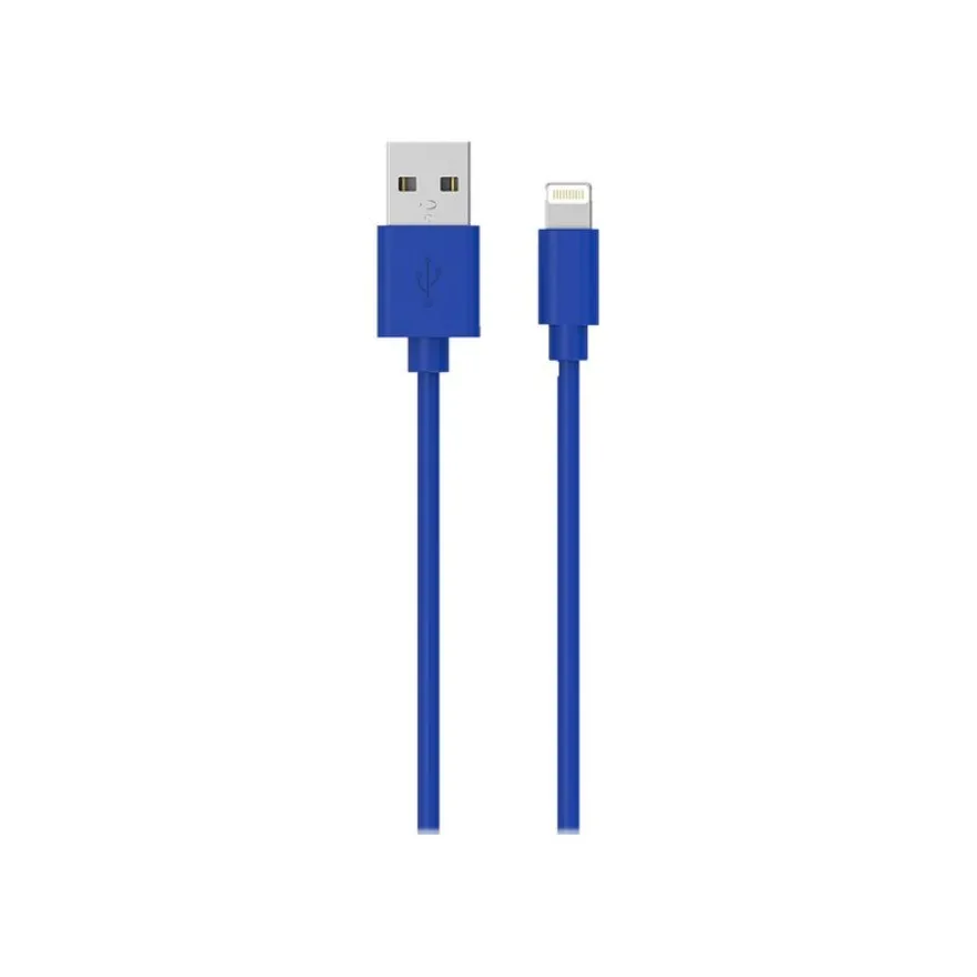 BigBen Wow - câble de charge et de synchronisation USB/Connectique Lightning - 1m - bleu