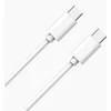 BIGBEN WOW - Câble USB C/USB C - 1m 3A - blanc