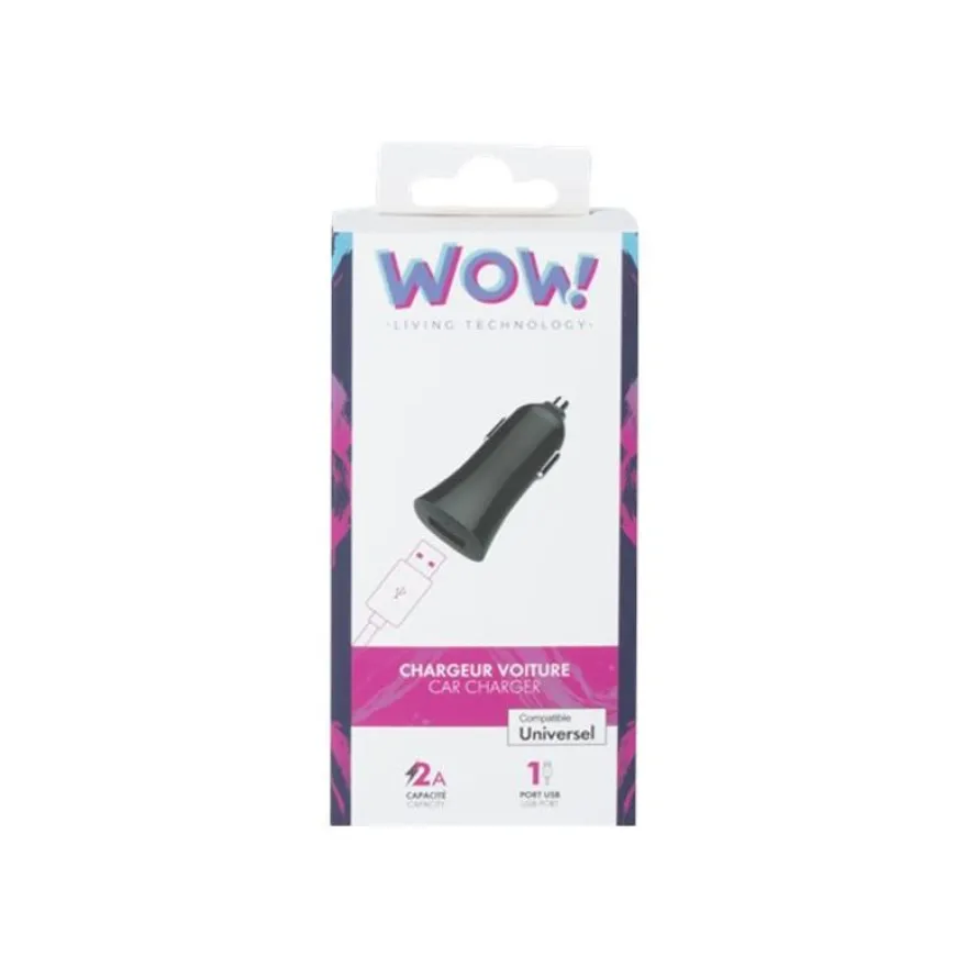 BigBen WOW - chargeur allume cigare pour voiture - 1 USB