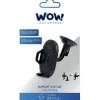 Bigben WOW - Support Voiture Ajustable 2 en 1 sur Pare-brise + Ventilation Noir