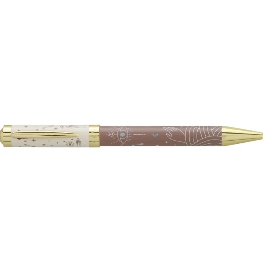 Bille ENZO VARINI "Celestial" coloris marron & beige