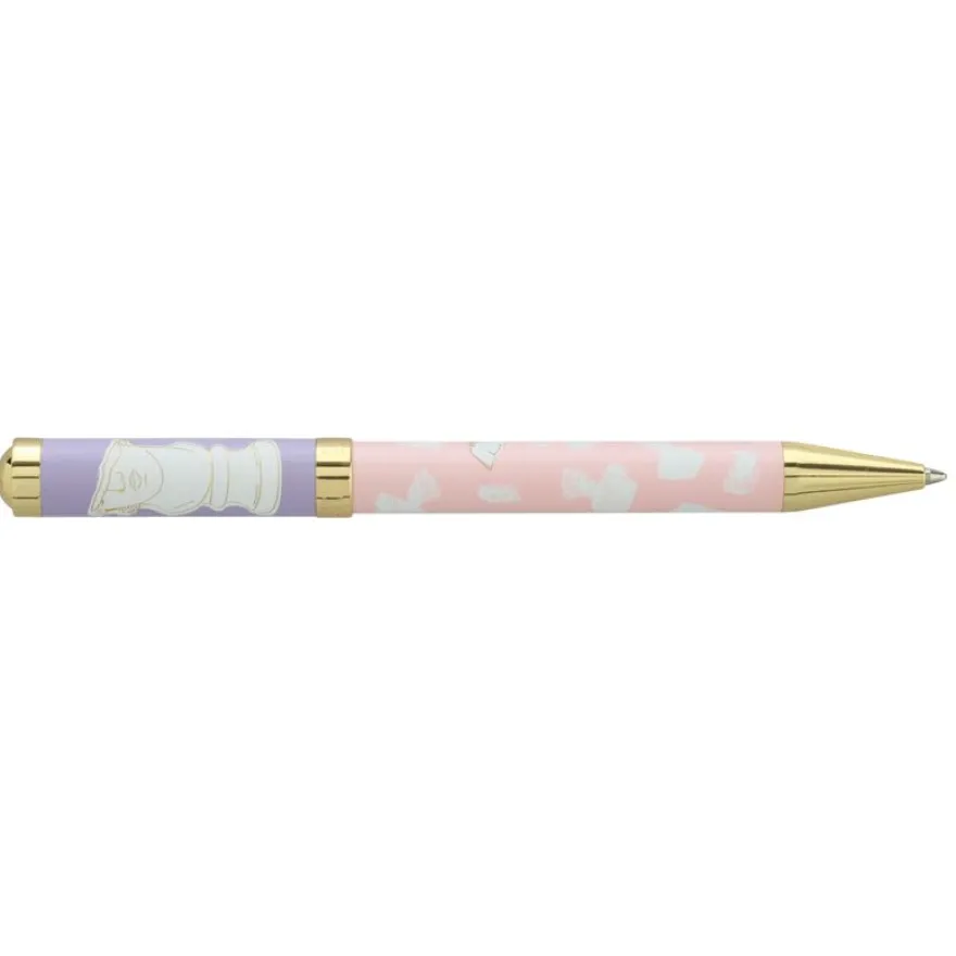 Bille ENZO VARINI "Palazzo Greek Têtes" coloris rose & violet