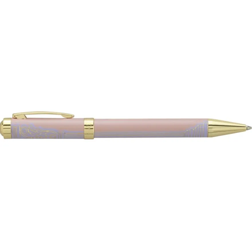 Bille ENZO VARINI "Palazzo Greek Colonnes" coloris rose & violet