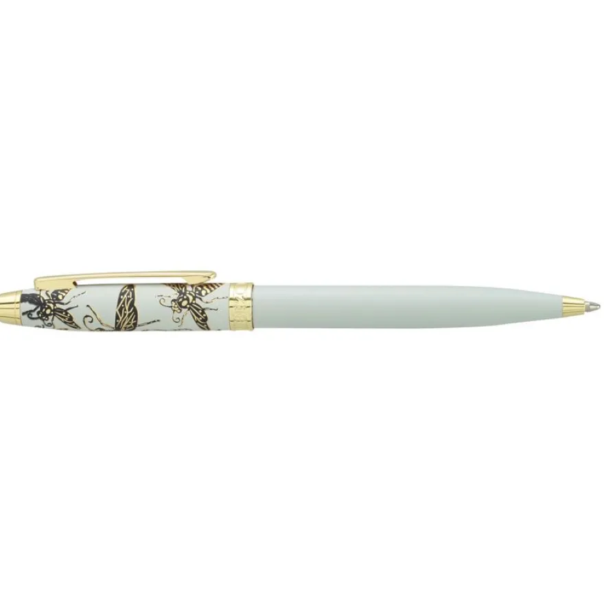 Bille ENZO VARINI "Taormina XL Bugs" motifs abeilles coloris blanc