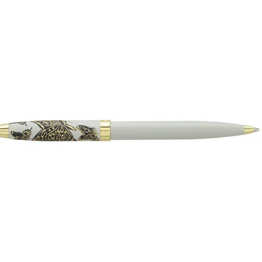 Bille ENZO VARINI "Taormina XL Bugs" motifs papillons coloris gris clair