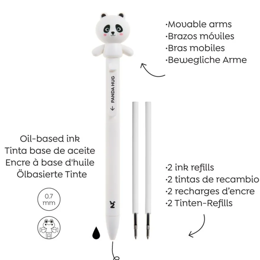 Blister de 1 stylo panda Hug Attack Back2Fun
