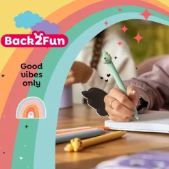 Blister de 2 stylos effaçables zebre - renard Soft Oops Back2fun