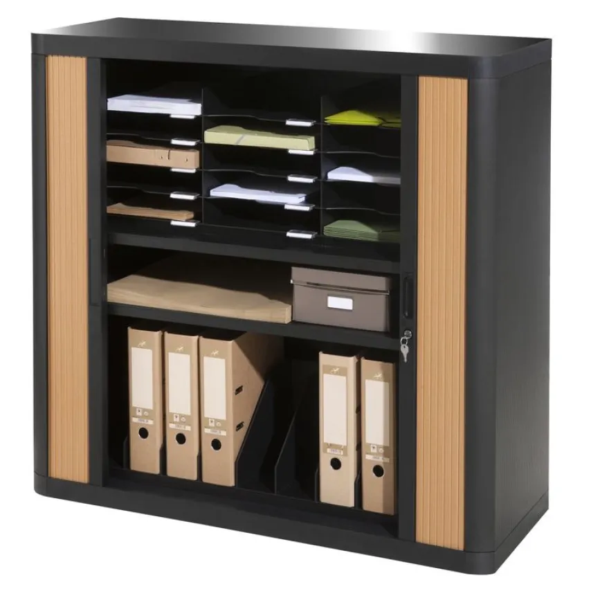 Bloc de classement 15 cases (pour documents 24x32cm) - noir