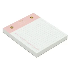 Bloc notes ENZO VARINI "To Do" coloris rose pâle