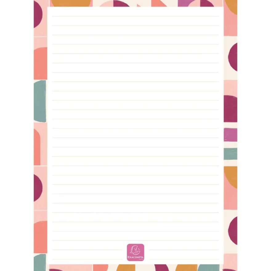 Bloc notes Paloma 15 x 21 cm - Géométrique - Exacompta
