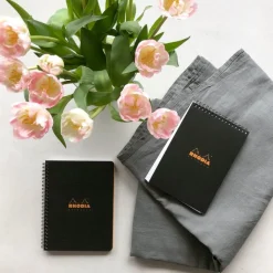 Bloc-Notes Rhodia 19920C A4 – Papier Clairefontaine 90 g/m² - Quadrillage 5x5 - 80 Feuilles Détachables