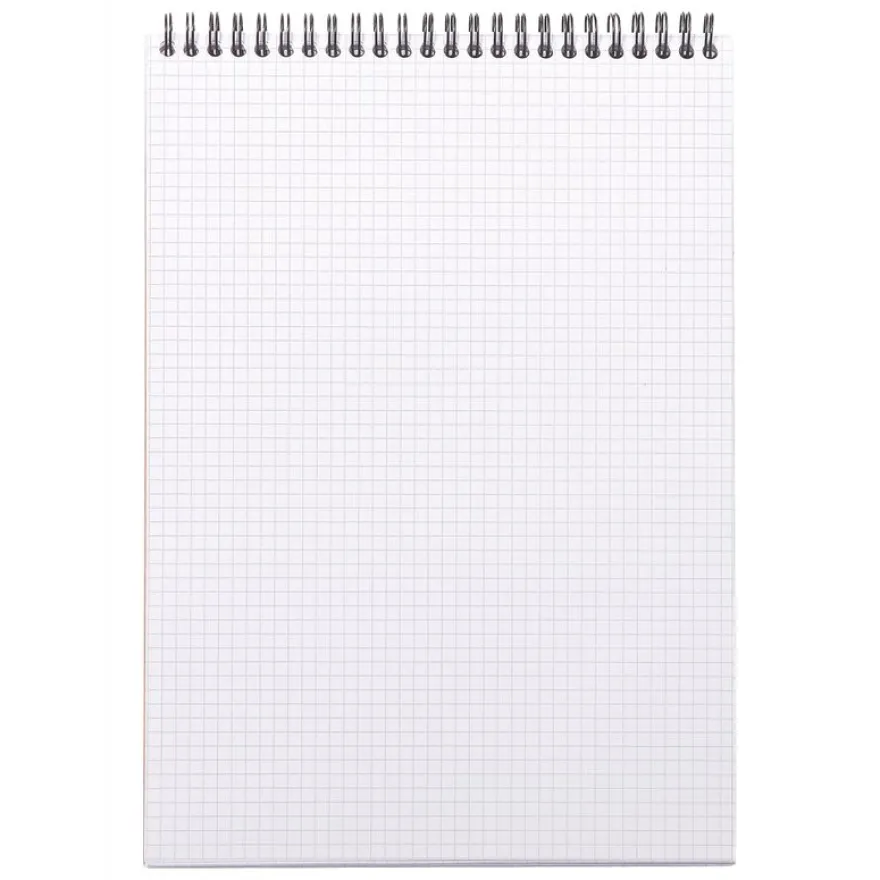 Bloc-Notes Rhodia 19920C A4 – Papier Clairefontaine 90 g/m² - Quadrillage 5x5 - 80 Feuilles Détachables