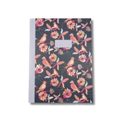 Blue Art Grenadine Heart - Carnet de notes ligné - 15 x 22 cm - 64 pages - rossignol bleu